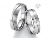 detail Snubní prstýnky DSE2015P s diamanty Snubní prstýnky DSE2015P s diamanty