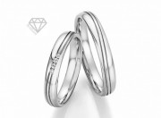 detail Snubní prstýnky DSE2211P s diamanty Snubní prstýnky DSE2211P s diamanty